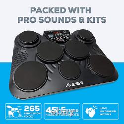 Drums Debut Kit Kids Electric Drum Kit with 4 Quiet Mesh Electronic Drum Pads
