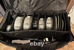 Efnote 3 E Drum kit (white) plus full rack and bags in excellent condition