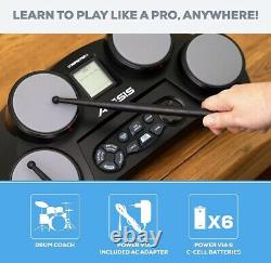 Electric Drum Beginners Kit 65+ Electronic / Acoustic Sound + Drumsticks Set