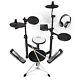 Electric Drum Kit Electronic Set 5-piece Jazz Style, Stool, Headphones & Sticks
