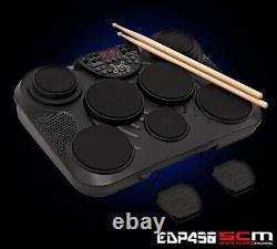 Electronic Digital Drum Pads Bass Drum & Hi Hat Pedals