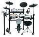 Electronic Drum E-drum Kit Set 6 Mesh 4 Cymbals 2 Pedals Modul Set Stool Sticks