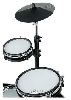 Electronic Drum E-Drum Kit Set 6 Mesh 4 Cymbals 2 Pedals Modul Set Stool Sticks