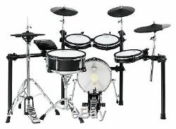 Electronic Drum Kit 9 Mesh Pads Wooden Shell E-Drum 720 Sounds USB MIDI Moduls