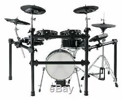 Electronic Drum Kit 9 Mesh Pads Wooden Shell E-Drum 720 Sounds USB MIDI Moduls