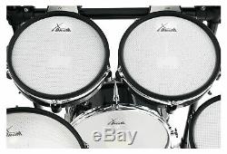 Electronic Drum Kit 9 Mesh Pads Wooden Shell E-Drum 720 Sounds USB MIDI Moduls