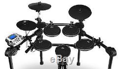 Electronic Drum Kit Percussion Set 8 Pad Rack 458 Sounds Module Pedals AUX USB