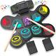 Electronic Drum Set, Uverbon Electric Drum Kit For Kids Colorful Drum Pad With &