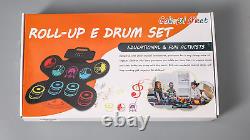 Electronic Drum Set, Uverbon Electric Drum Kit for Kids Colorful Drum Pad with &