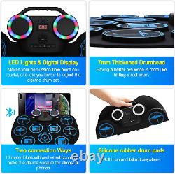 Electronic Drum Set, Uverbon Portable Roll-Up Drum Pad Electronic Drum Kit 9 for