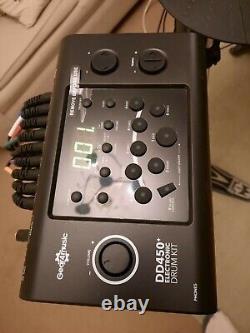 Electronic drum kit, G4U used only 5 times. Mesh snare, vinyl drums & cymbals