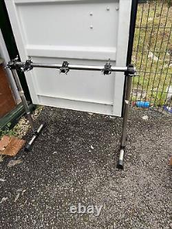 Free P&P. 40 Drum Rack For Acoustic, Electronic Kits. 3 clamps. Stands 34 High