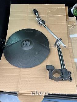 Free P&P Roland CY-8 w Boom Arm and Clamp. Electronic Cymbal for Drum Kit