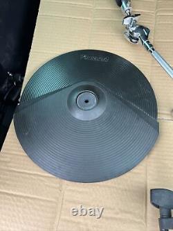 Free P&P Roland CY-8 w Boom Arm and Clamp. Electronic Cymbal for Drum Kit