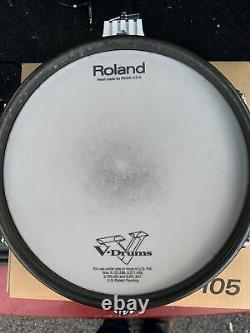 Free P&P. Roland PD-105 Mesh Head Drum Pad. For Electronic Drum Kit Original Box