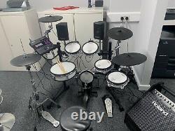 Free P&P. Roland TD-27 Electronic Drum Kit w PM30 Monitor System