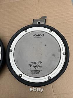 Free P&P. Set of 2 Roland PDX-8 Mesh Head Drum Pads. Electronic Drum Kit