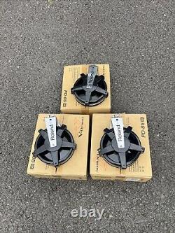 Free P&P. Set of 3 Roland PD-85 Dual Trigger Mesh Drum Pad Snare Tom Drum Pads