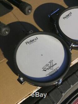 Free P&P. Set of 3 Roland PD-85 Mesh Head Dual Trigger Pads for Electronic Drum