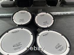Free P&P. Set of 4 Roland PDX-8 & PDX-6 Mesh Head Drum Pads. Electronic Drum Kit
