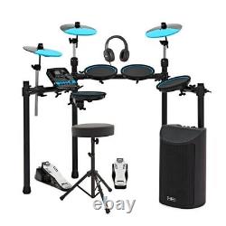 Gear4music DD500BL Electronic Drum Kit Amp Pack