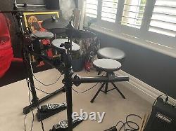 Gear4music Digital Drums 400 Compact Electronic Drum Kit- sticks included