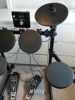 Gear4music Digital Drums DD400 Compact Electronic Kit Beginner Quiet Practice