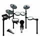 Hxw Sd61-5 Mesh Kit Electric Drum Set 8-piece Electronic Drum Kit, With Easy Ass