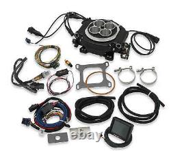 Holley Sniper Black 4 Barrel Fuel Injection Conversion Self-Tuning Kit 550-511