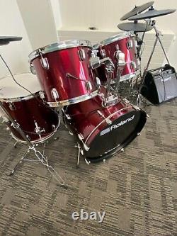 Hybrid acoustic electronic drum kit Roland TD-17kvx based