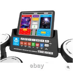 IDance Stage Rocker Electronic Drum Kit Electronic Drums Set Syncs w iPad