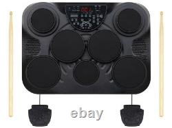 JOHNNY BROOK JB450 Electronic Drum Machine with 7 Drum Pads New FREE POSTAGE