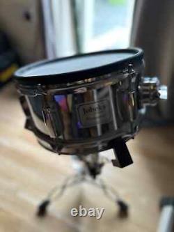 Jobeky Stealth Custom Dual Zone 10? Electronic Snare Drum (Chrome) + Stand inc