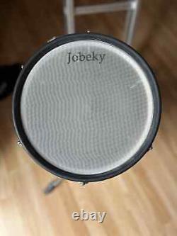 Jobeky Stealth Custom Dual Zone 10? Electronic Snare Drum (Chrome) + Stand inc