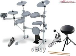 KAT Percussion KT1 5 Piece Electronic Drum Set Mega Bundle Kit