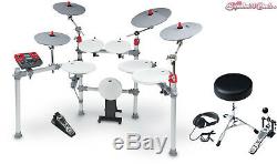 KAT Percussion KT3 Kit Advanced Electronic Drum Set Throne Pedal Headphones