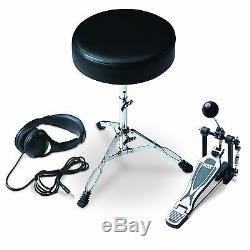 KAT Percussion KT3 Kit Advanced Electronic Drum Set Throne Pedal Headphones