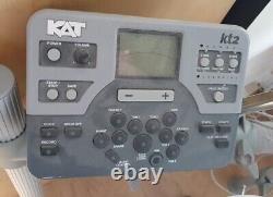 Kat electronic drum kit, advanced, used, KT2, stool, 2 foot pedals