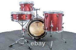 Ludwig Questlove Breakbeats Drum Kit, Wine Red Sparkle