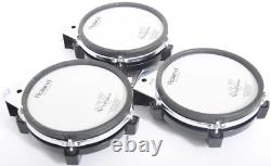 Mesh Drum Pads Roland PD-85 x3 Dual Zone Trigger Electronic Kit Snare Drum Toms