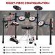 Mustar Electric Drum Set 10 Pieces Drum Kits Pedals Sticks Stool Usb Midi