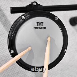 Mustar Electric Drum Set 10 Pieces Drum kits Pedals Sticks Stool USB MIDI