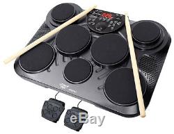 NEW Pyle PTED01 Electronic Table Digital Drum Kit Top with 7 Pad Digital Drum Kit