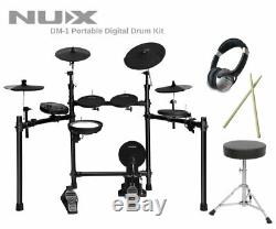 NUX DM5s Digital Electronic Drum Kit USB MIDI Built-in coach + Stool + Sticks