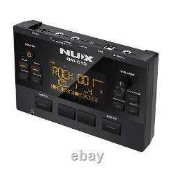 NUX DM-210 Mesh Electronic Drum Kit Bundle (NEW)