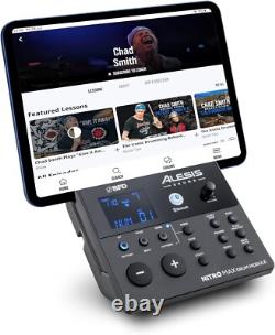 Nitro Max Electric Drum Kit Mesh Pads, Bluetooth, USB MIDI, 440+ Sounds, NEW