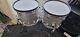 One Drum-tec Electronic Floor Tom Silver Sparkle 13x 12