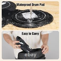 POGOLAB Roll up Electronic Drum Kit, 7 Digital Drum Practice Pad Mat with Dual