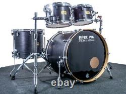 Pork Pie Percussion 22 Maple Drum Kit, Ebony Stain