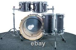 Pork Pie Percussion 22 Maple Drum Kit, Ebony Stain